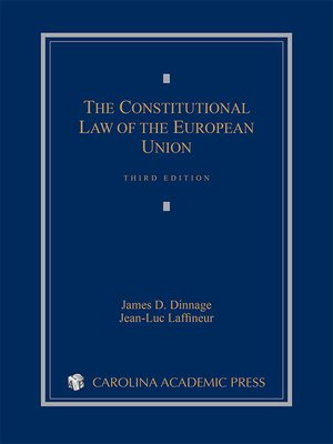 cover image of Constitutional Law of the European Union